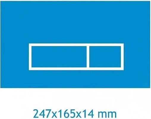 Клавиша смыва для унитаза Koller Pool Alcora 1200 SL INTEGRO BLACK GLASS кнопки/хром глянцевый, панель/стекло черный