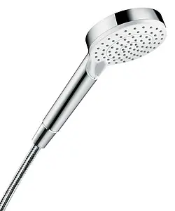 Лейка ручного душа Hansgrohe Crometta 100 Vario 2jet Green хром/белый 26336400 Лейка ручного душа Hansgrohe Crometta 100 Vario 2jet Green хром/белый 26336400, 1