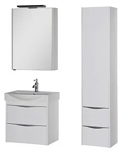 Шкаф-зеркало Aquanet Франка 65 R белый 00183043, 5