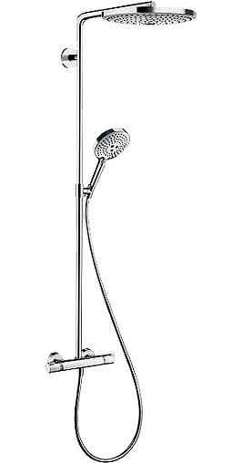 Душевая система с термостатом для душа Hansgrohe Raindance Select S 300 2jet хром 27133000