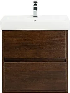 Тумба-умывальник подвесная BelBagno NEON 50 Rovere Scuro NEON-500-2C-SO-RS+19050, 1