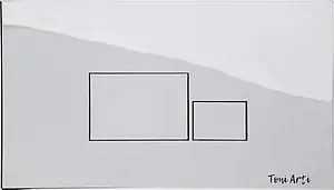 Клавиша смыва для унитаза Toni Arti Tocco TA-0061 хром глянцевый Клавиша смыва для унитаза Toni Arti Tocco TA-0061 хром глянцевый, 1