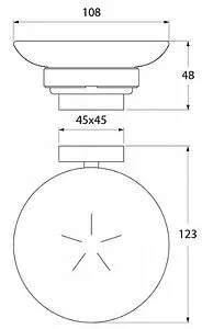 Мыльница IDDIS Edifice хром EDIMBG0i42 Мыльница IDDIS Edifice хром EDIMBG0i42, 2