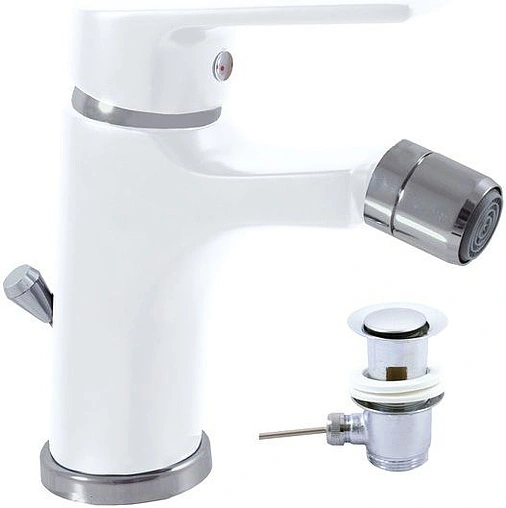 Смеситель для биде Rav Slezak Colorado белый/хром CO145.5KBC