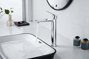 Смеситель для раковины Rossinka хром RS27-14 Смеситель для раковины Rossinka хром RS27-14, 4