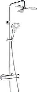 Душевая система с термостатом для душа Kludi Fizz хром 6709605-00 Душевая система с термостатом для душа Kludi Fizz хром 6709605-00, 1