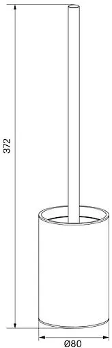 Ёршик для унитаза IDDIS Oldie бронза OLDBRP0i47
