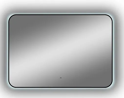 Зеркало с подсветкой Continent Torry Led 100x70 с фоновой подсветкой, бесконтактным сенсором белый ЗЛП1528