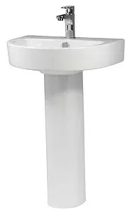 Раковина BelBagno Flay-R 56 белый BB0115L, 3