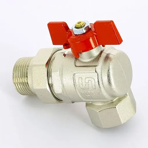 Кран шаровый с американкой угловой 1"в x 1"н Uni-fitt 133T4000 Кран шаровый с американкой угловой 1"в x 1"н Uni-fitt 133T4000