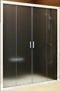 Дверь в нишу 1500мм прозрачное, матовое стекло Ravak Blix BLDP4-150 0YVP0100ZG, 1