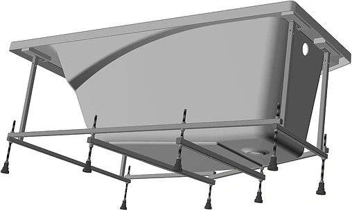 Ванна акриловая Roca Hall Angular 150x100 R ZRU9302865