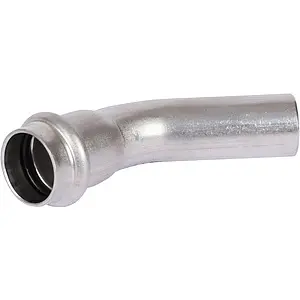 Уголок пресс однорастубный 22мм угол 45° Sanha NiroSan 9040 6904022 Уголок пресс однорастубный 22мм угол 45° Sanha NiroSan 9040 6904022, 3