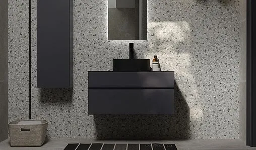 Тумба под умывальник подвесная Raval Decent 80 антрацит Dec.01.80/A/RL