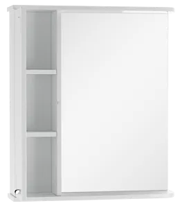 Шкаф-зеркало Айсберг Классик 60 L белый DA1052HZ, 4