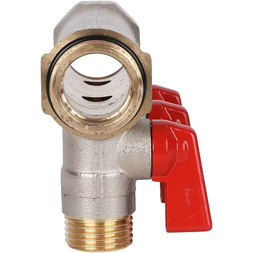 Коллектор запорный проходной 3 отвода красный ¾&quot;в/н x ½&quot;н Stout SMB 6210 341203