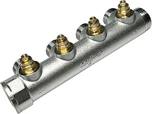 Коллектор регулирующий проходной 4 отвода 1"в/н x ¾"ек Uni-fitt 414C4340 Коллектор регулирующий проходной 4 отвода 1"в/н x ¾"ек Uni-fitt 414C4340, 5