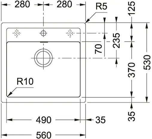 Мойка кухонная Franke Sirius SID 610 серый 114.0571.487