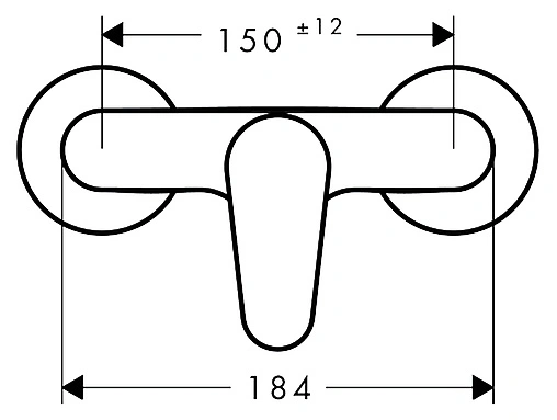 Смеситель для душа Hansgrohe Talis E2 хром 31662000