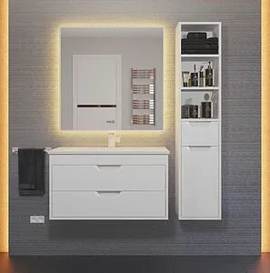 Тумба-умывальник подвесная Uperwood UPD Modul 75 белый глянец 393020559 Тумба-умывальник подвесная Uperwood UPD Modul 75 белый глянец 393020559, 5