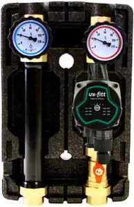 Насосный модуль с прямым контуром 1&quot;в х 1&quot;в Uni-Fitt 490E2503 с насосом Uni-Fitt GTA 25-7, 1