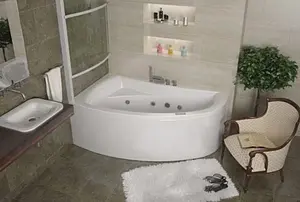 Ванна акриловая Eurolux Como 170х100 R E2170100016R Ванна акриловая Eurolux Como 170х100 R E2170100016R, 3