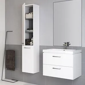 Шкаф-пенал подвесной Cersanit Lara 30 белый 62493 Шкаф-пенал подвесной Cersanit Lara 30 белый 62493, 4