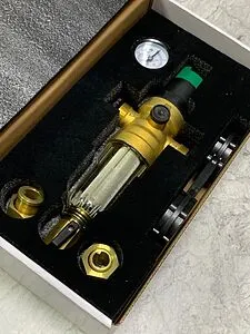 Фильтр тонкой очистки воды с редуктором давления ¾"н x ¾"н STI B-01 01.07.ФРВ0134 Фильтр тонкой очистки воды с редуктором давления ¾"н x ¾"н STI B-01 01.07.ФРВ0134, 4