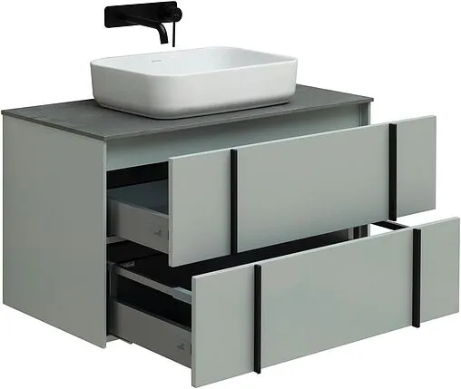 Тумба под умывальник подвесная Allen Brau Reality 90 папирус 1.32006.PWM