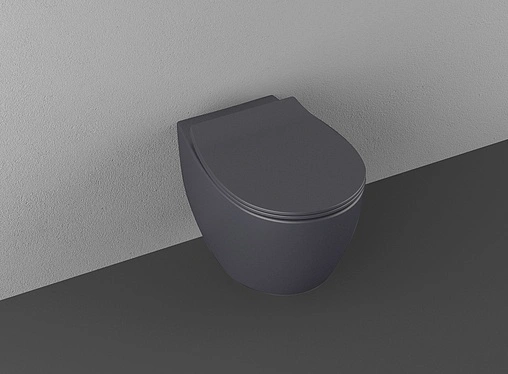 Унитаз подвесной безободковый ISVEA Sentimenti Neo антрацит 10AR02010-2C