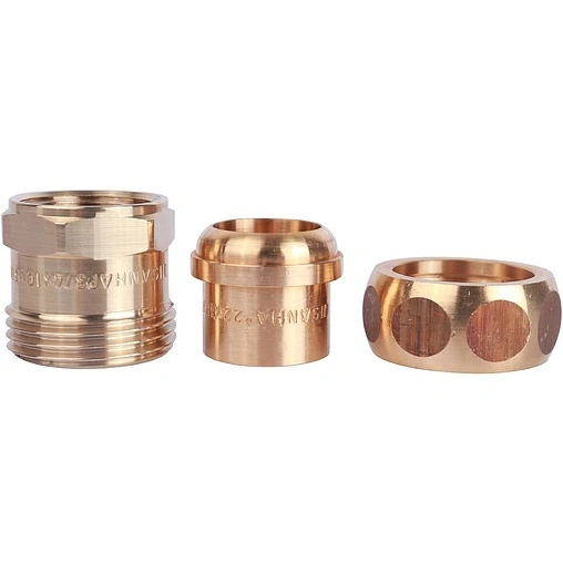 Американка пайка прямая переходная (коническое уплотнение) 22мм x ½"в Sanha 4340g 143402212