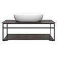 Консоль с умывальником подвесная Kerama Marazzi Plaza Next 80 чёрный матовый PL.N.80.02\BLK.M+