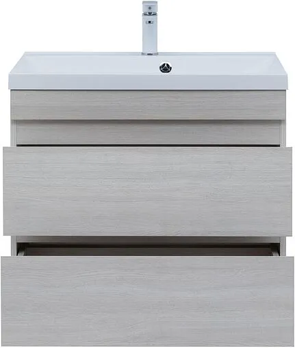 Тумба под умывальник подвесная Aquanet Нота New 75 дуб холден 00334204