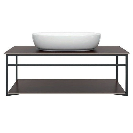 Консоль с умывальником подвесная Kerama Marazzi Plaza Next 80 чёрный матовый PL.N.80.02\BLK.M+