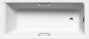 Ванна стальная Kaldewei Puro Star 170x75 mod. 654 easy-clean с отв. для ручек белый 255400013001 Ванна стальная Kaldewei Puro Star 170x75 mod. 654 easy-clean с отв. для ручек белый 255400013001, 1