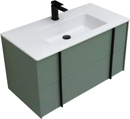 Тумба под умывальник подвесная Allen Brau Reality 90 олива 1.32006.CGM