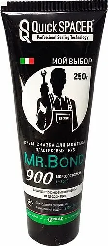 Смазка для монтажа труб 250г Mr.Bond QuickSPACER 900 4090000250