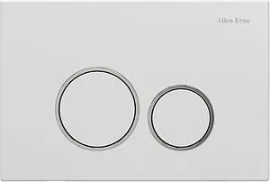 Клавиша смыва для унитаза Allen Brau Priority 9.20001.20 белый глянцевый Клавиша смыва для унитаза Allen Brau Priority 9.20001.20 белый глянцевый, 1