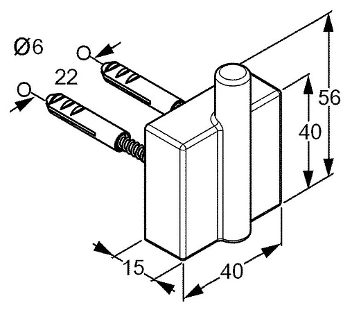 Крючок Kludi A-XES хром 4898405