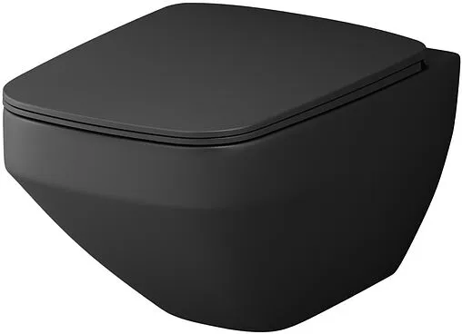 Унитаз подвесной безободковый Am.Pm Inspire 2.0 FlashClean черный матовый C50A1700MBSC