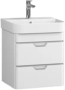 Тумба-умывальник подвесная ISVEA Fonte 48 белый 21SQS101048I+10SQ50048SV, 1