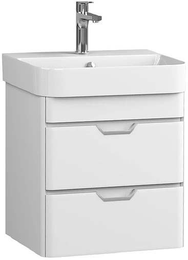 Тумба-умывальник подвесная ISVEA Fonte 48 белый 21SQS101048I+10SQ50048SV
