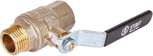 Кран шаровый ½&quot;в x ½&quot;н Stout ГОСТ Р 59553-2021 SVB-0003-200015