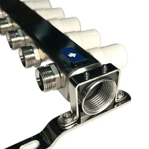 Группа коллекторная без расходомеров 7 отводов 1&quot;в/в x ¾&quot;ек Uni-fitt OPTIMAL 451B4307.RU