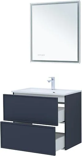 Тумба-умывальник Aquanet Арт 75 маренго 00313265+00318925