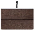 Тумба-умывальник подвесная Am.Pm Sensation 80 табачный дуб M30FHX0802TF+M30WPC0801WG