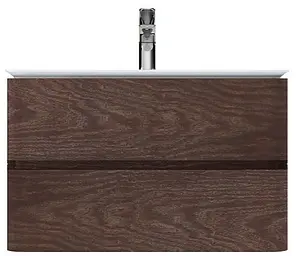 Тумба-умывальник подвесная Am.Pm Sensation 80 табачный дуб M30FHX0802TF+M30WPC0801WG Тумба-умывальник подвесная Am.Pm Sensation 80 табачный дуб M30FHX0802TF+M30WPC0801WG, 3