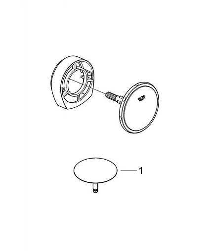 Комплект накладок Grohe Talentofill 19952000 Комплект накладок Grohe Talentofill 19952000