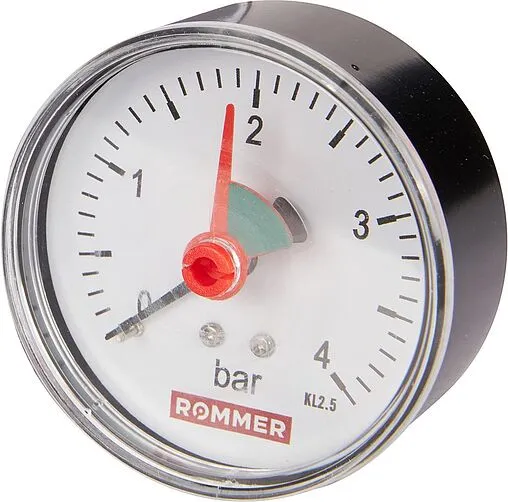 Манометр аксиальный Rommer 50 мм 4 бар ¼&quot; RIM-0007-630408