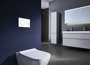 Клавиша смыва для унитаза Azario AZ-8200-0012 белый глянцевый, 3